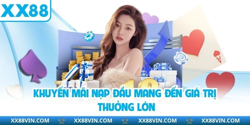 Khuyến Mãi Nạp Đầu - Rinh Tiền Khủng Từ Nền Tảng XX88 2 Khuyến mãi nạp đầu mang đến giá trị thưởng lớn